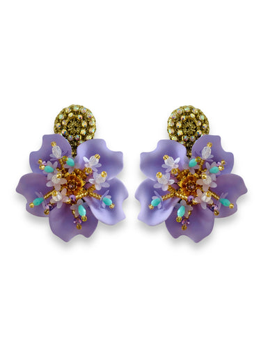 Amalia Short earrings by Michelle Ferrer