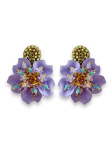 Amalia Short earrings by Michelle Ferrer