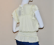 SSLV BLOUSE WITH SMOCKED