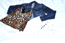 ANIMAL PRINT CAMISOLE WITH CROCHET