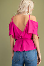 COLD SHOULDER BLOUSE