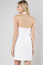 DRESS WHITE BUCKLE DETAIL